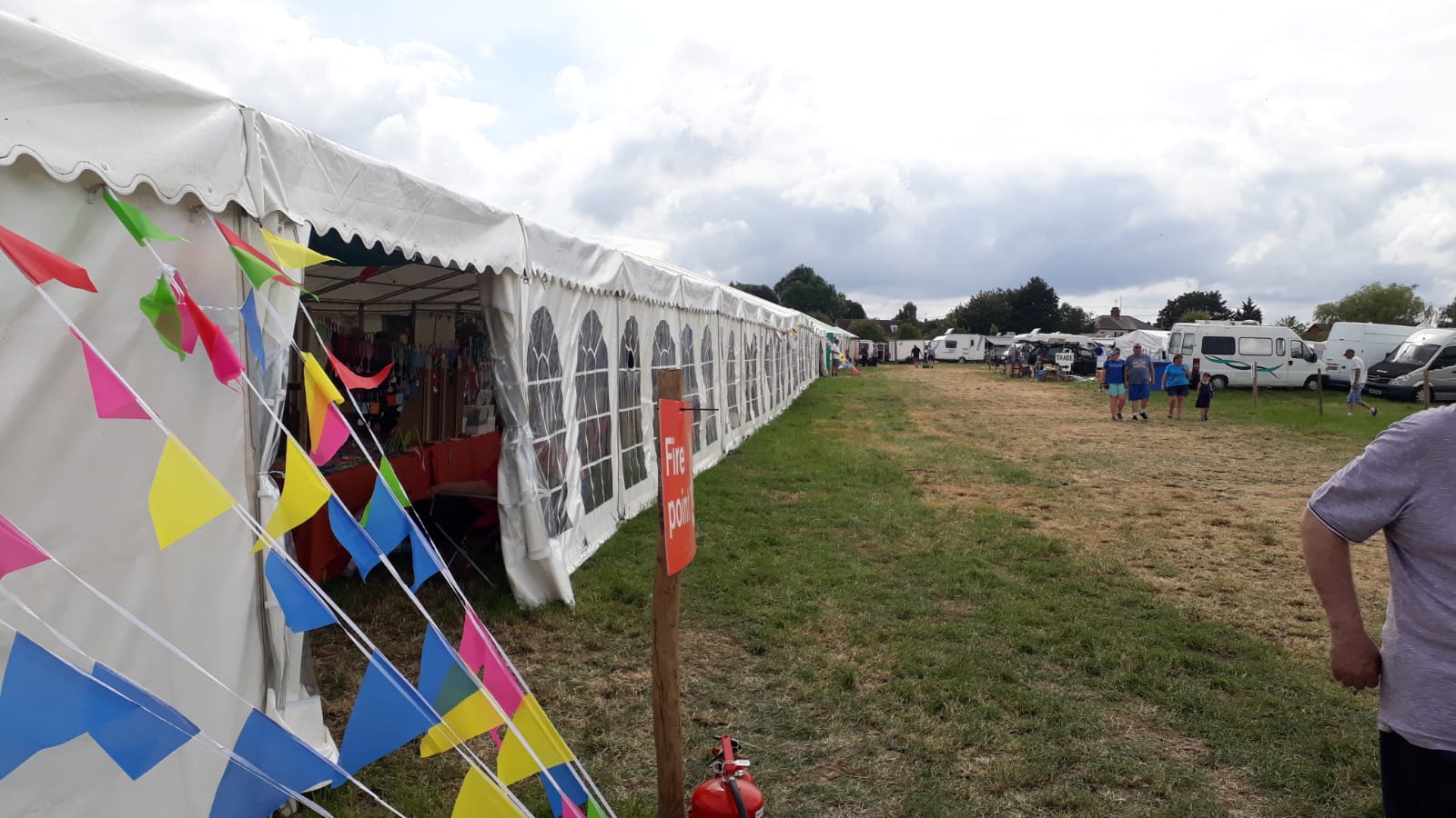 Marquee for Wiltshire Steam Rally