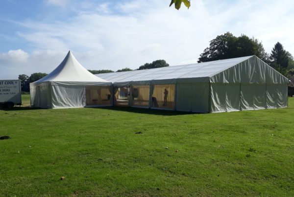 Fully Kitted Marquee for Hire