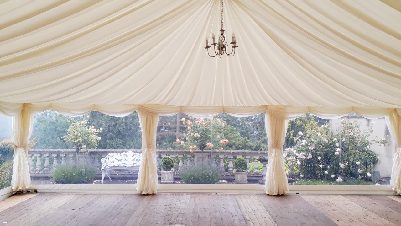 Wooden Floor in Marquee