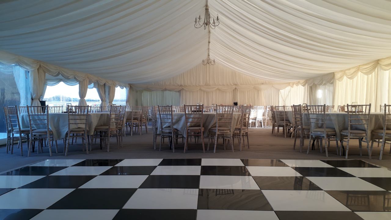 Marquee At Melksham Rugby Club